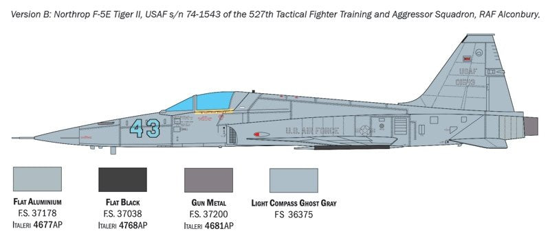 Italeri 2827 F-5E Tiger II 1/48 – zdjęcie 5
