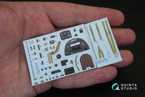 Quinta Studio QD32020 Spitfire Mk.XVI 3D-Printed &amp;amp; coloured Interior on decal paper (for Tamiya kit) 1/32 – immagine 2