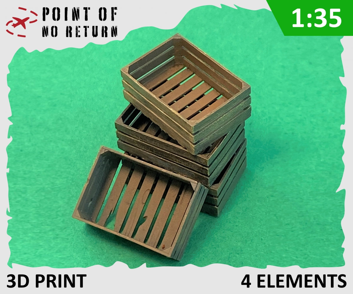 Point of no Return 3523046 Skrzynki drewniane na warzywa / Wooden vegetable boxes 1/35
