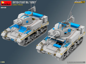 MiniArt 35421 BRITISH STUART MK.I HONEY EARLY PROD. INTERIOR KIT 1/35 – zdjęcie 4