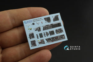 Quinta Studio QDS-32109 F/A-18C Late 3D-Printed &amp;amp; coloured Interior on decal paper (Academy) (Small version) 1/32 – immagine 2
