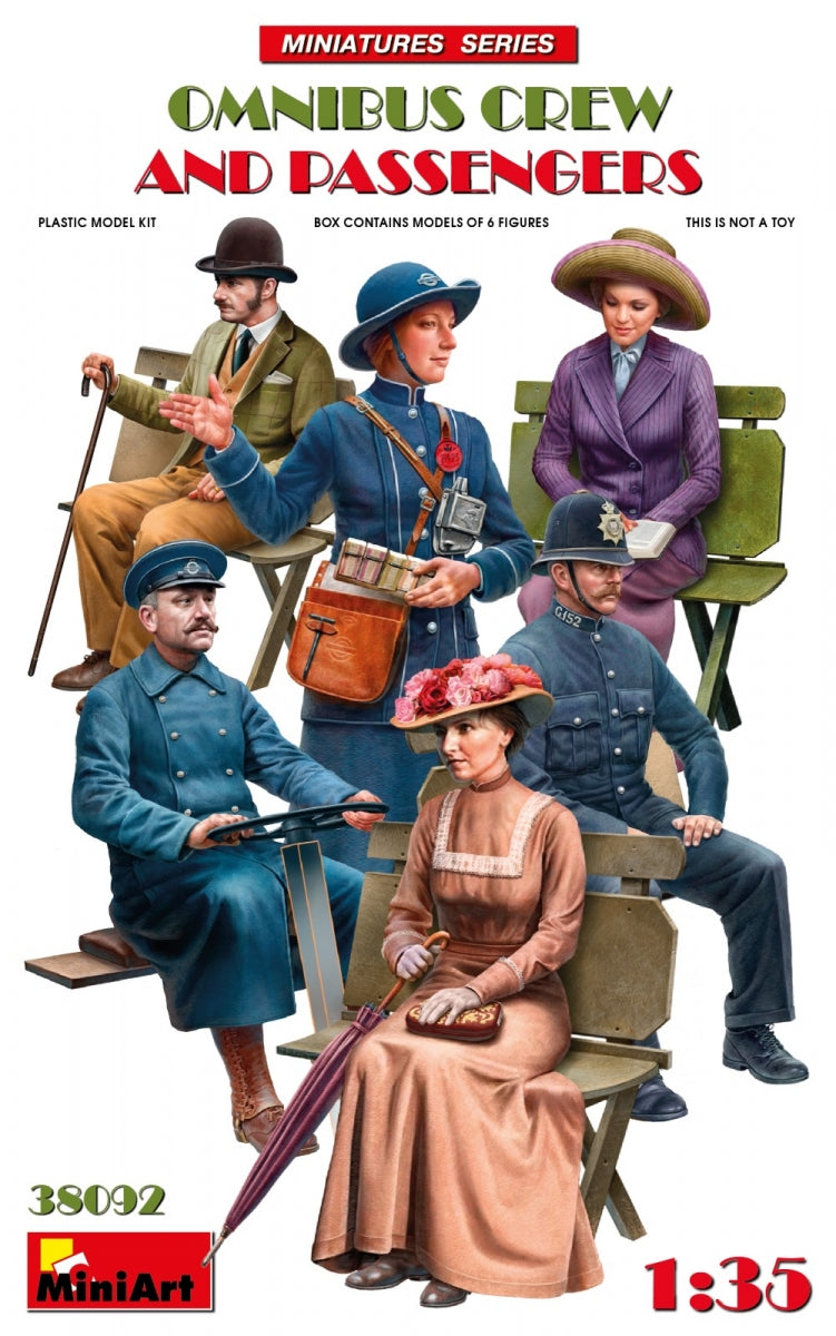 MiniArt 38092 ÉQUIPAGE ET PASSAGERS DE L'OMNIBUS 1/35 