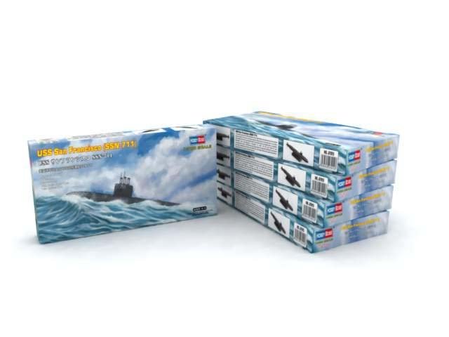 Hobby Boss 87015 USS San Francisco (SSN-711) 1/700 – immagine 2