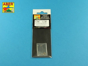 Aber 700 L-36 Set of 20 pcs 37 mm /54 Breda gun barrels for Italian Navy ships 1/700 – Bild 3