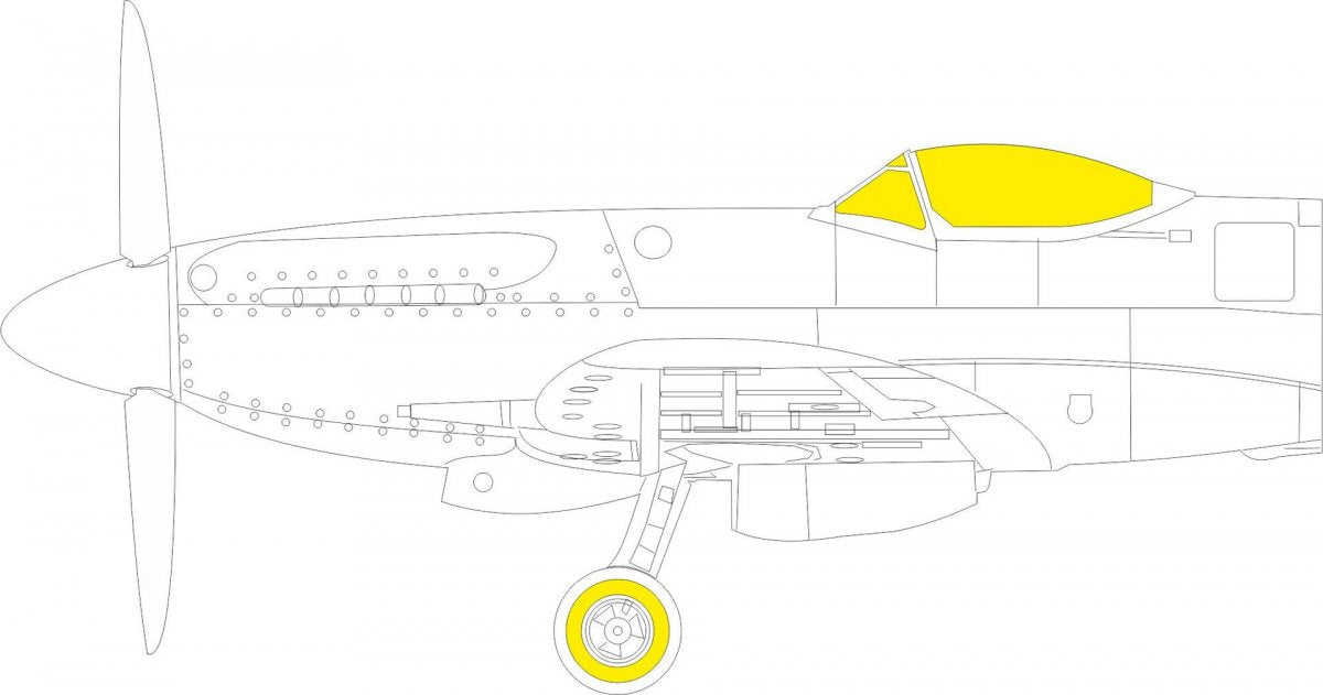 Eduard BIG49348 Spitfire F Mk. XVIII AIRFIX 1/48 – imagen 6