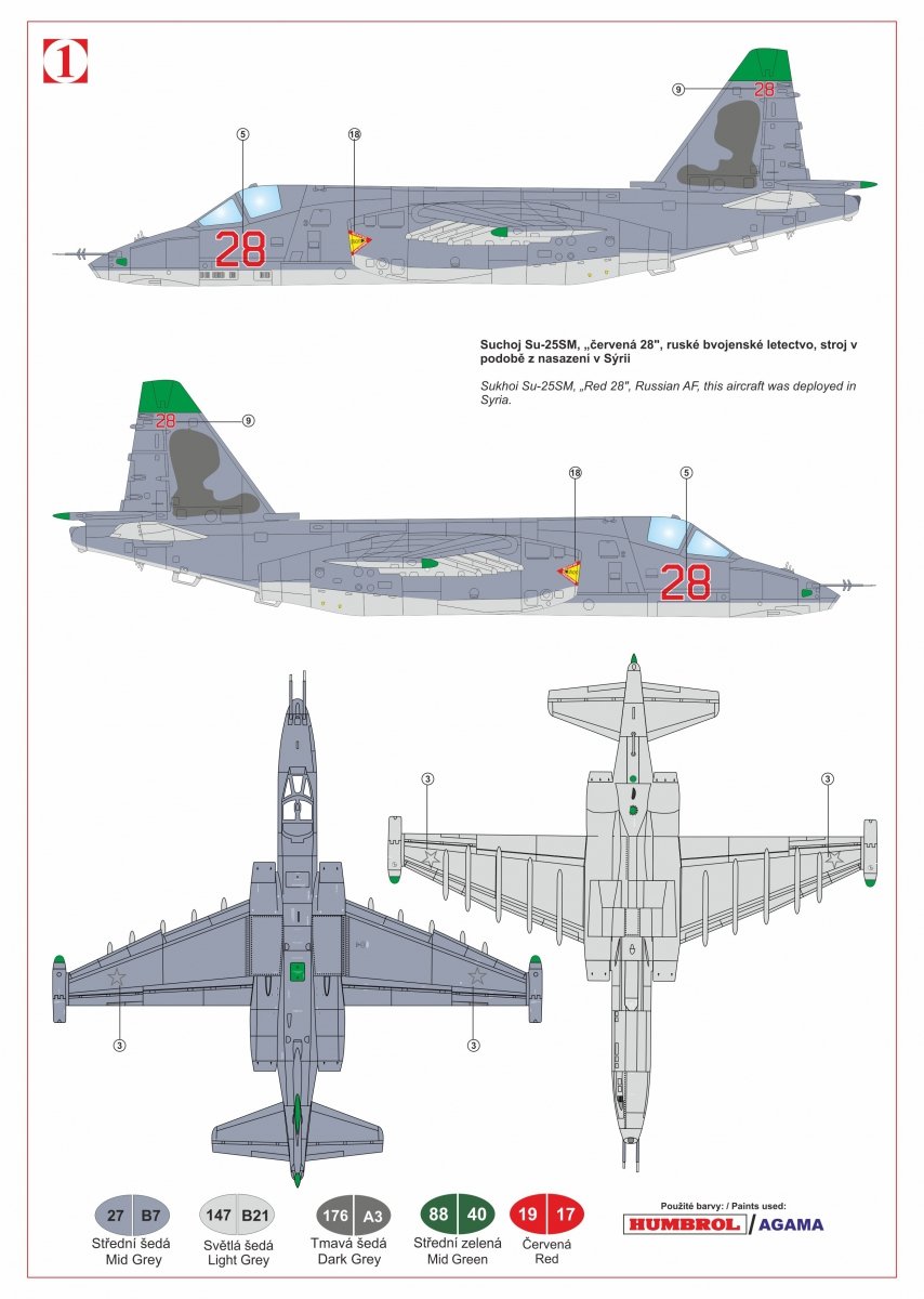 Kozavody Prostejov KPM4806 Su-25SM 1/48 – Bild 5