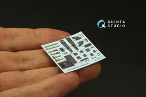 Quinta Studio QD72070 Me 410 3D-Printed &amp;amp; coloured Interior on decal paper (Italeri) 1/72 – Bild 8
