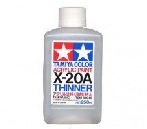 Diluant pour peinture acrylique Tamiya X-20A 250 ml (81040)