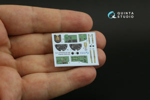 Quinta Studio QD72043 Spitfire Mk.VIII 3D-Printed &amp;amp; coloured Interior on decal paper (Eduard) 1/72 – imagen 4