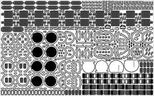 Pontos 37026FN USS BB-63 Missouri 1945 Advanced Detail Up Set (Teak tone stained wooden deck) 1/350 – zdjęcie 22