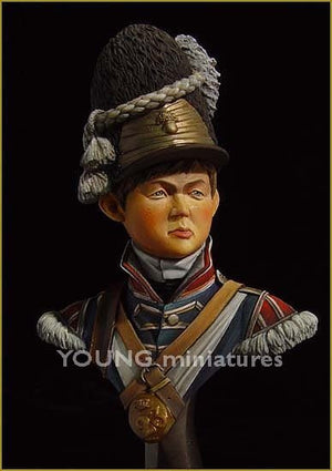 Young Miniatures YH1802 DRUMMER BOY 23RD FOOT ROYAL WELSH FUSILEERS 1/10 – image 2