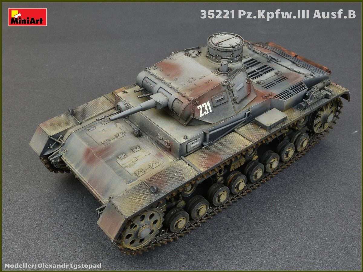 MiniArt 35221 Pz.Kpfw.III Ausf.B w/Crew 1/35 – zdjęcie 2