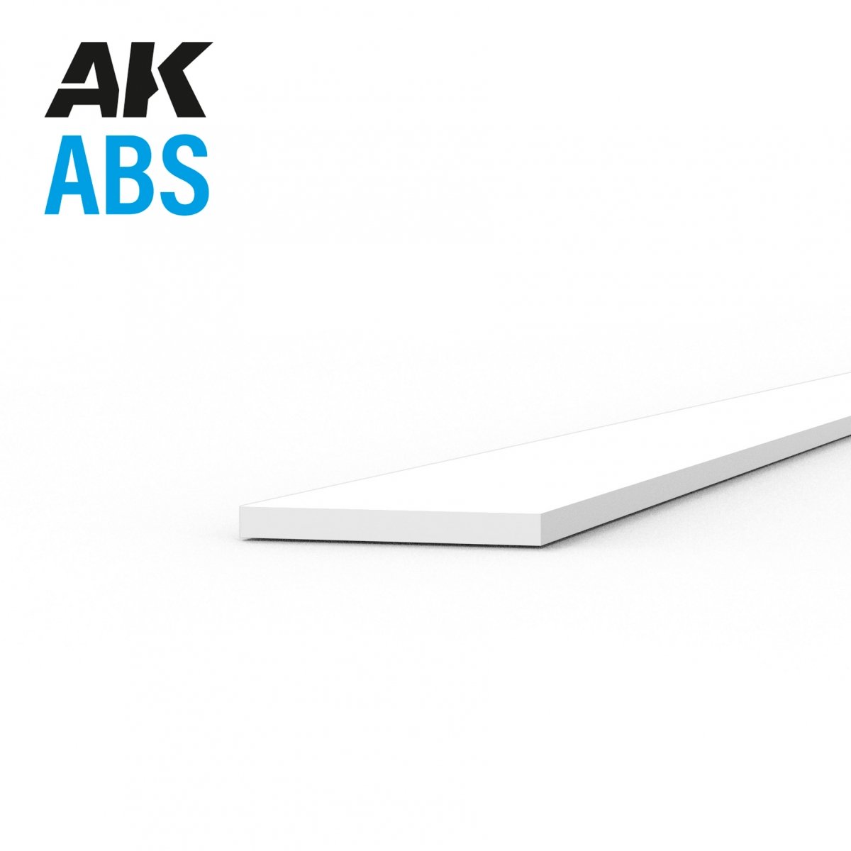 Bandes AK Interactive AK6704 0,25 x 3,00 x 350 mm – Bande ABS – 10 unités par sachet