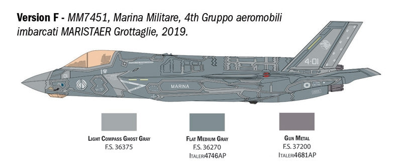 Italeri 92810 F-35 B Lightning II 1/48 – immagine 9