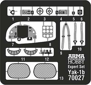 Arma Hobby 70027 Jakowlew Jak-1b Expert Set 1/72 – immagine 15