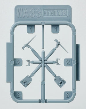 Fine Molds WA33 U.S.NAVY 5&amp;quot;/38 Caliber Gun (0pen Mount) 1/700 – Bild 2