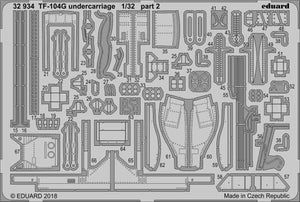 Eduard 32934 TF-104G undercarriage ITALERI 1/32 – imagen 2