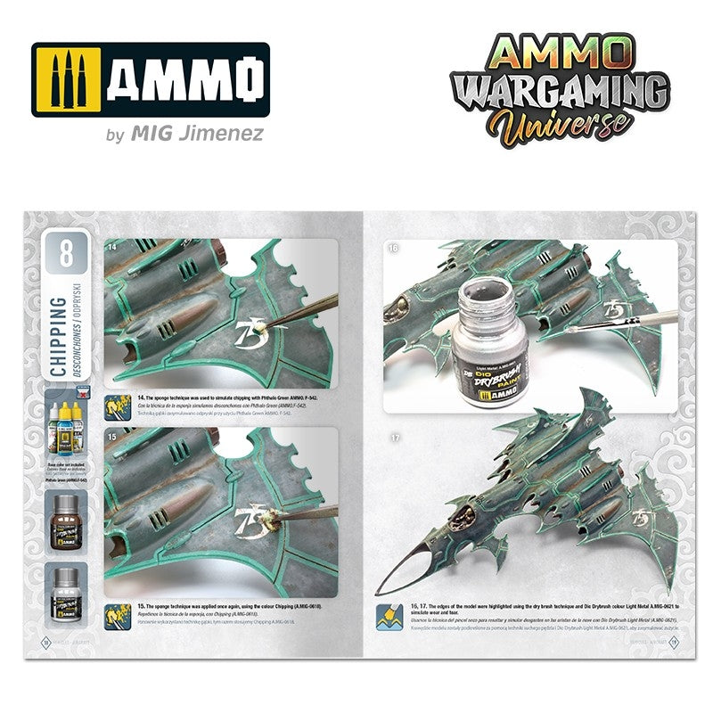 Ammo of Mig 6927 AMMO WARGAMING UNIVERSE Livre 08 - Vieillissement des avions et des vaisseaux spatiaux (anglais, espagnol, polonais) – image 2