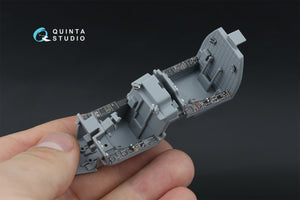 Quinta Studio QDS-48571 AH-64A 3D-Printed &amp;amp; coloured Interior on decal paper (Hasegawa) (small version) 1/48 – immagine 11