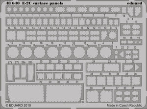 Eduard 48640 E-2C surface panels KINETIC 1/48