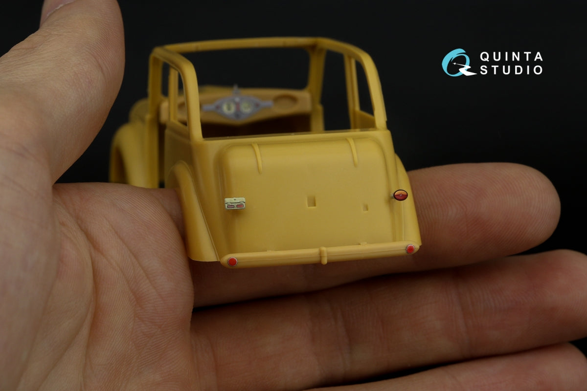 Quinta Studio QD35082 1937 Opel Olympia 3D-Printed &amp;amp; coloured Interior on decal paper (Bronco) 1/35 – immagine 9