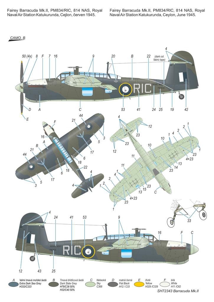 Special Hobby 72343 Fairey Barracuda Mk. II Pacific Fleet 1/72 – image 4
