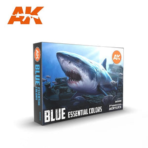 AK Interactive AK11618 BLUE ESSENTIAL COLORS 3GEN SET 6x17 ml – imagen 3