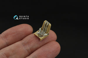 Quinta Studio QR+48096 WWII German fighter seat belts (with metal buckles) (All kits) 1/48 – imagen 6