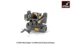 Armory Models 72239 M45 Quadmount, US WWII 4x 12.7mm M2HB Turret on M20 trailer 1/72 – Bild 5
