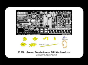 Aber 35232 German standardpanzer E-75 - vol. 1 - basic set 1/35 – zdjęcie 4