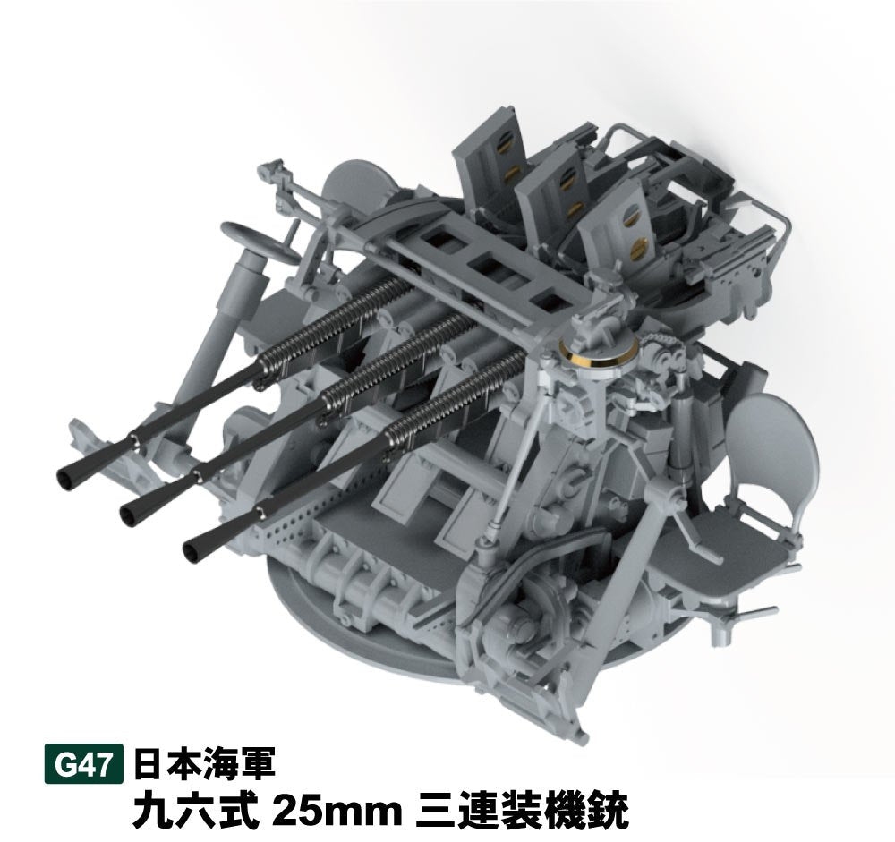 Pit-Road G47 IJN Type 96 25mm Triple AA Gun 1/35 – imagen 2
