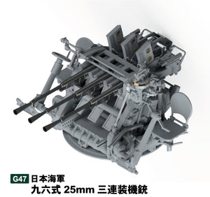 Pit-Road G47 IJN Type 96 25mm Triple AA Gun 1/35 – imagen 2