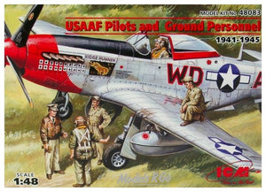 ICM 48083 USAAF Pilots and Ground Personnel (1941-1945) 1/48