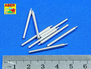 Aber 350L-08 Set of 8 pcs 406 mm barrels for Japanese ships Mutsu and Nagato 1/350 – imagen 2