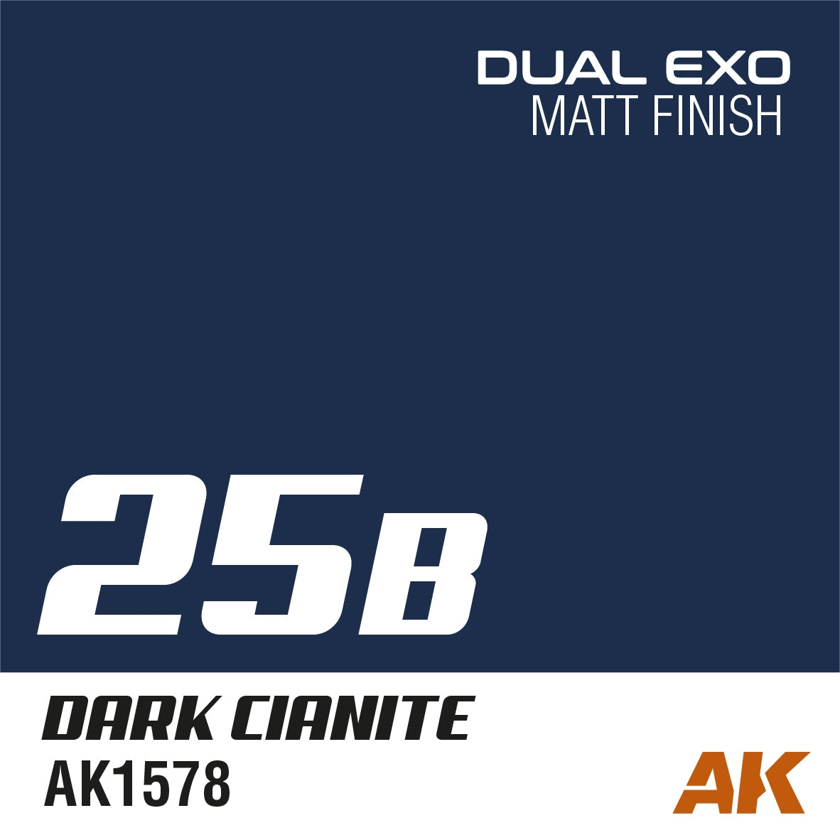 AK Interactive AK1578 DUAL EXO SCENERY 25B – DARK CIANITE 60ML – immagine 2