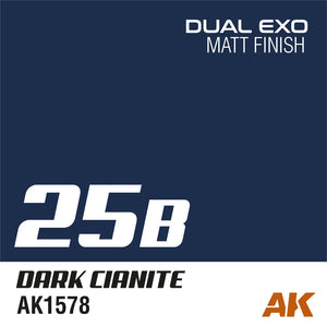 AK Interactive AK1578 DUAL EXO SCENERY 25B – DARK CIANITE 60ML – immagine 2