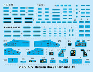 Trumpeter 01679 Russian MiG-31 Foxhound 1/72 – Bild 5