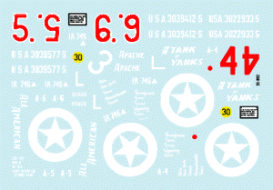 Star Decals 35-990 US 746th Tank Battalion 1/35 – imagen 2