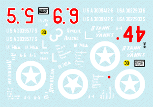 Star Decals 35-990 US 746th Tank Battalion 1/35 – imagen 2