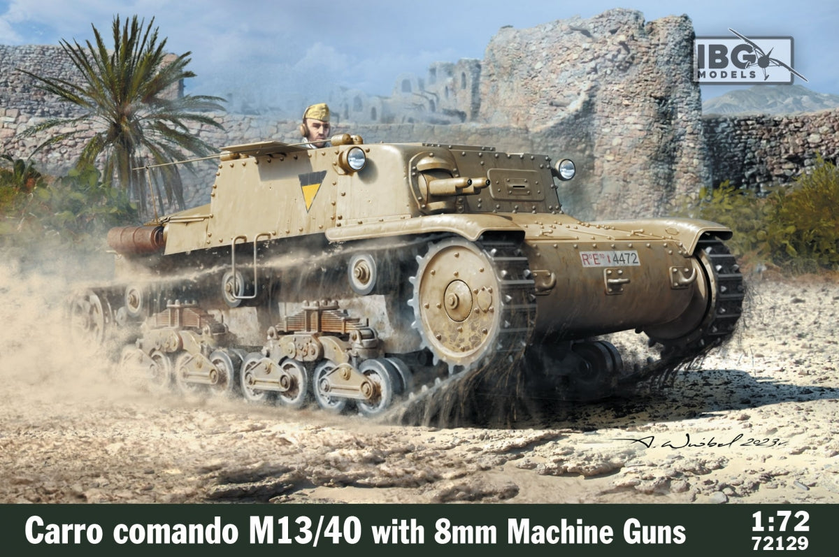 IBG 72129 Carro Commando M13/40 with 8mm Breda Machine Guns 1/72