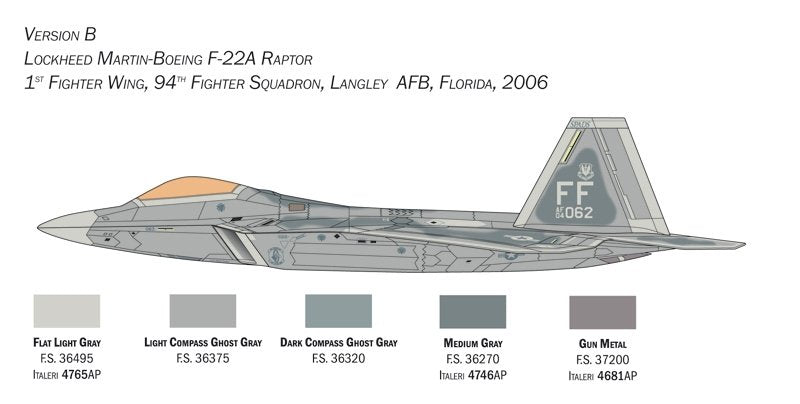 Italeri 2822 F-22 A Raptor 1/48 – image 11