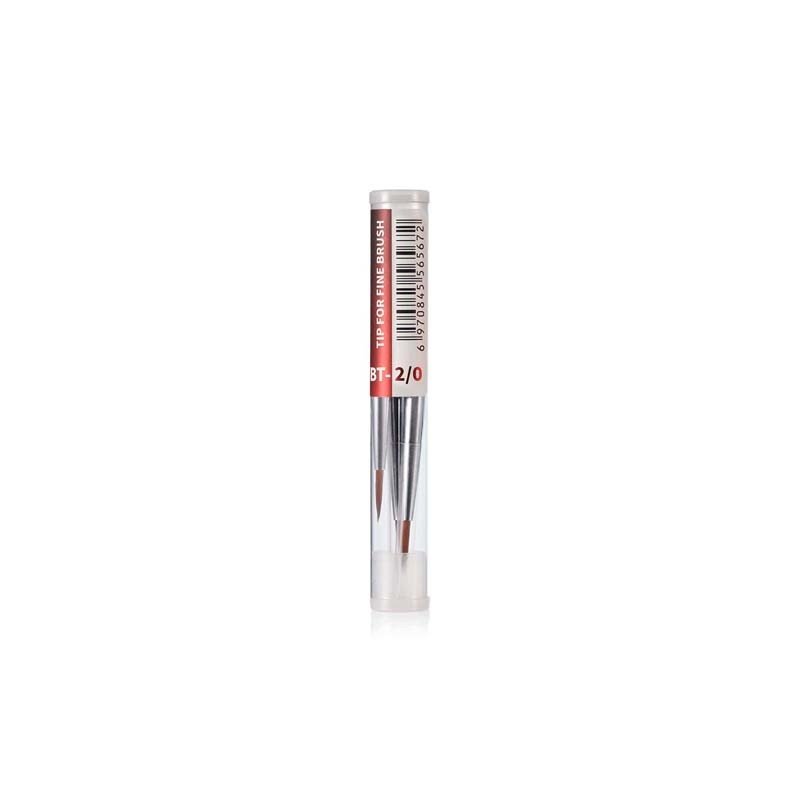 DSPIAE FBT-2/0 Fine Brush Tips 2/0 3PCS / Precyzyjne końcówki do pędzli