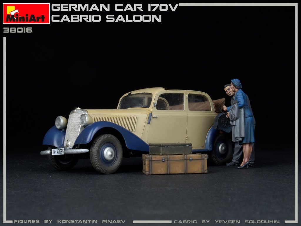 MiniArt 38016 VOITURE ALLEMANDE 170V BERLINE CABRIOLET 1/35 – image 2