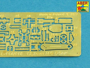 Aber 35L-118 Barrel for Russian 12.7mm heavy machine gun DShK, after WWII version (T-54/55; BTR-60APC) (1/35) – image 4
