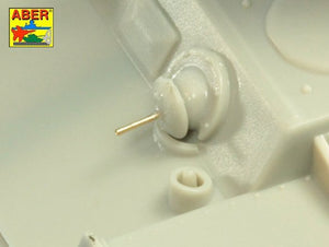 Aber 72L-70 Russian 107 mm ZIS-6 tank barrel for KV-2 1/72 – imagen 9