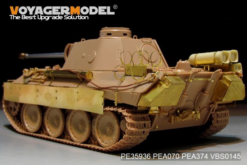 Voyager Model PE35936 WWII German Panther D w/&amp;quot;Stadtgas&amp;quot; Fuel Tanks Basic For MENG TS-038 1/35 – imagen 5