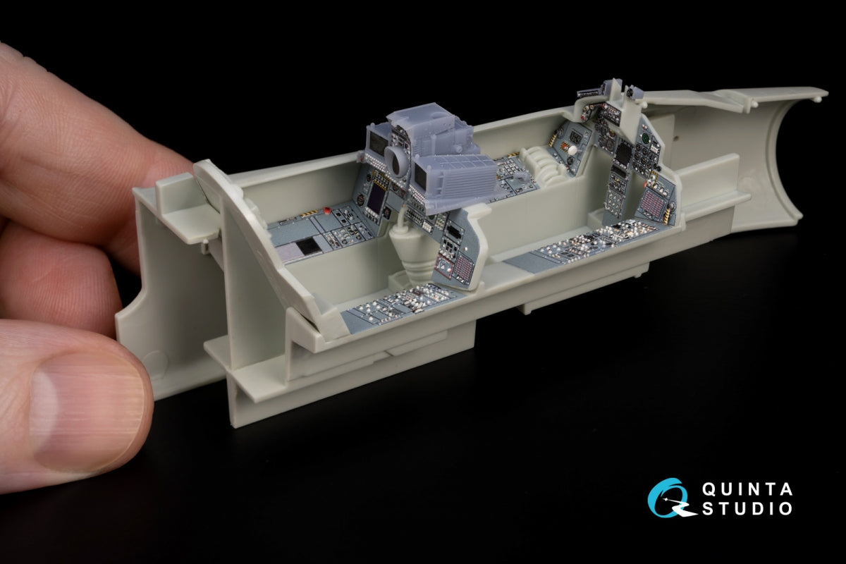 Quinta Studio QDS+48264 Tornado ECR Italian 3D-Printed coloured Interior on decal paper (Revell) (small version) (with 3D-printed resin parts) 1/48 – Bild 13