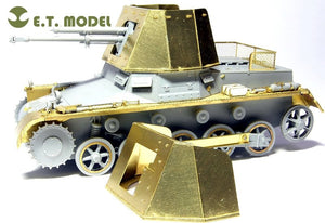 E.T. Model E35-014 WWII German Panzerjager I Fighting Compartment Armor Plates(Early version) (For DRAGON 6230) 1/35 – Bild 2