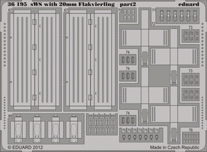 Eduard 36195 sWS with 20mm Flakvierling GREAT WALL HOBBY 1/35 – zdjęcie 2