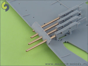 Master AM-32-004 P-47 Thunderbolt .50 Browning M2 barrels (8pcs) 1/32 – Bild 3